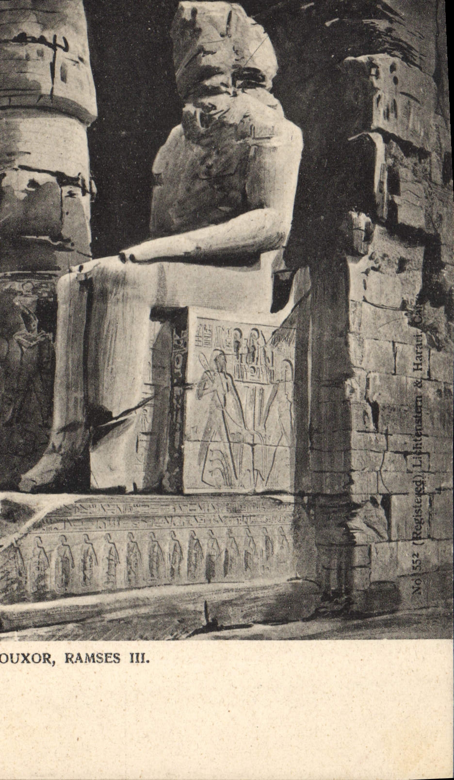 CPA Egypte Egypt LOUXOR RAMSES III