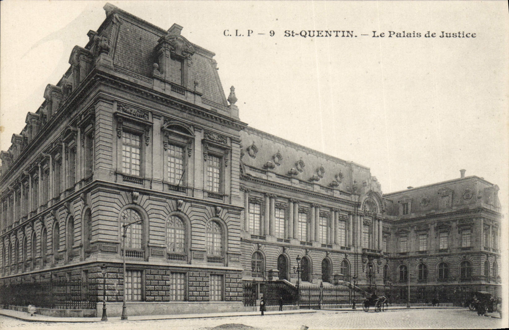 CPA St-QUENTIN.-Le Palais de Justice