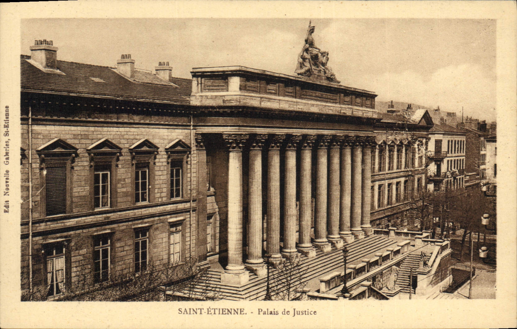 CPA SAINT ETIENNE.PALAIS DE JUSTICE