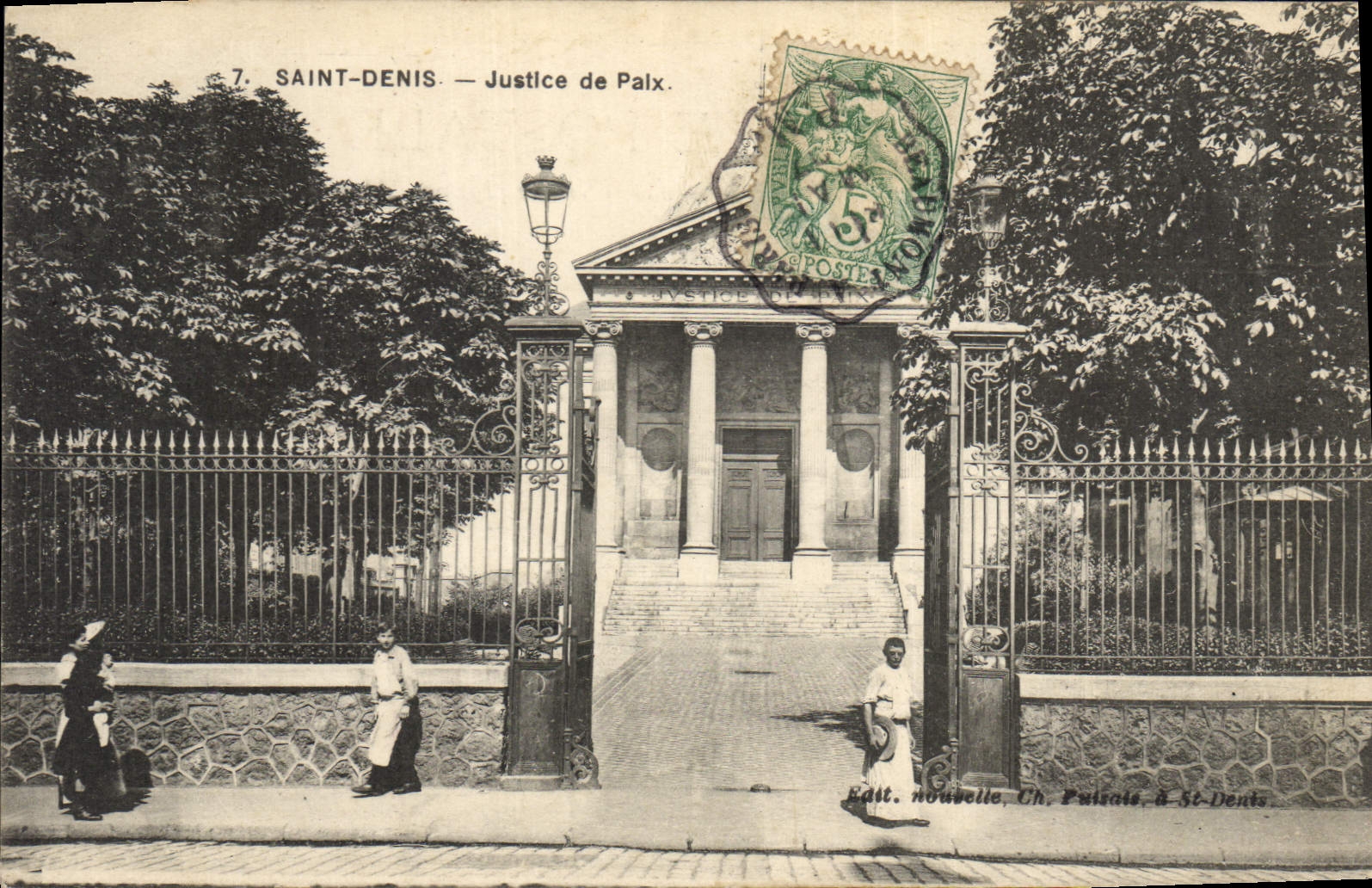 CPA SAINT-DENIS.Justice de Paix