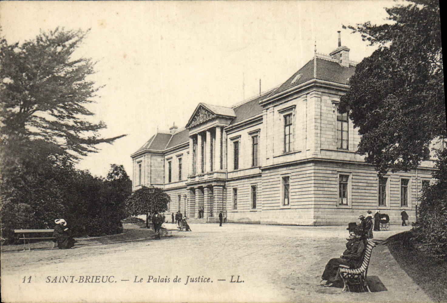 CPA SAINT-BRIEUC.-Le Palais de Justice