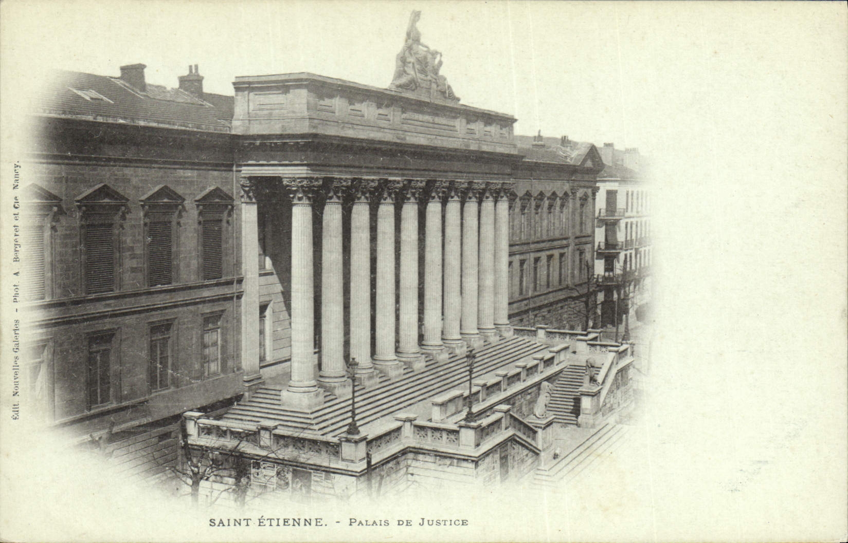 CPA SAINT ETIENNE-LE PALAIS DE JUSTICE