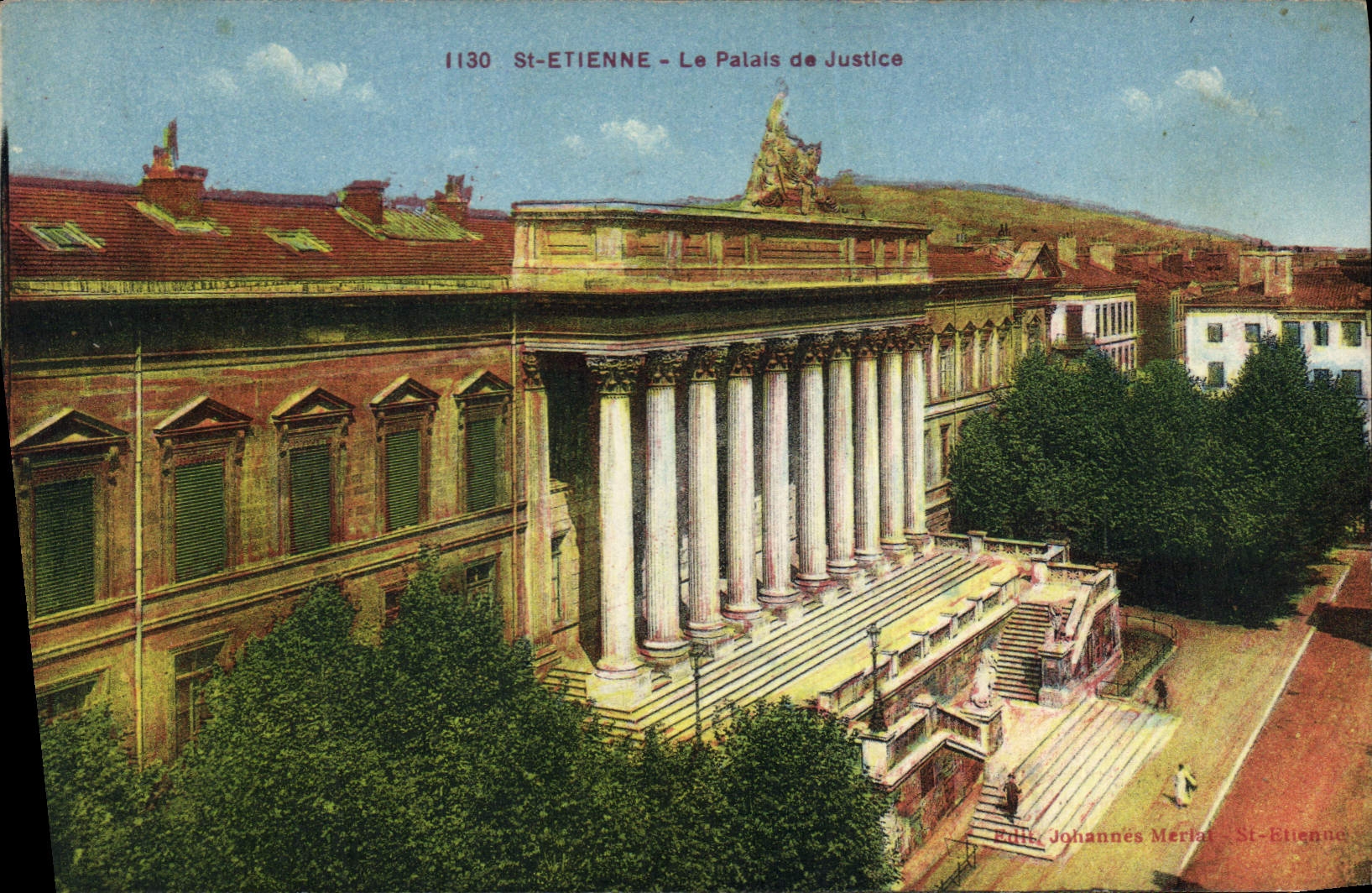 CPA St-ETIENNE- Le Palais de Justice