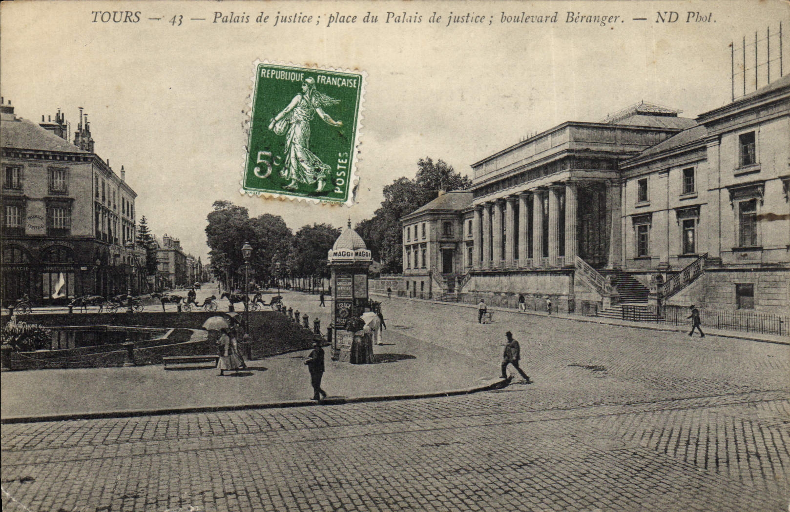 CPA TOURS - Palais de justice Place de Palais de justice Boulevard Béranger