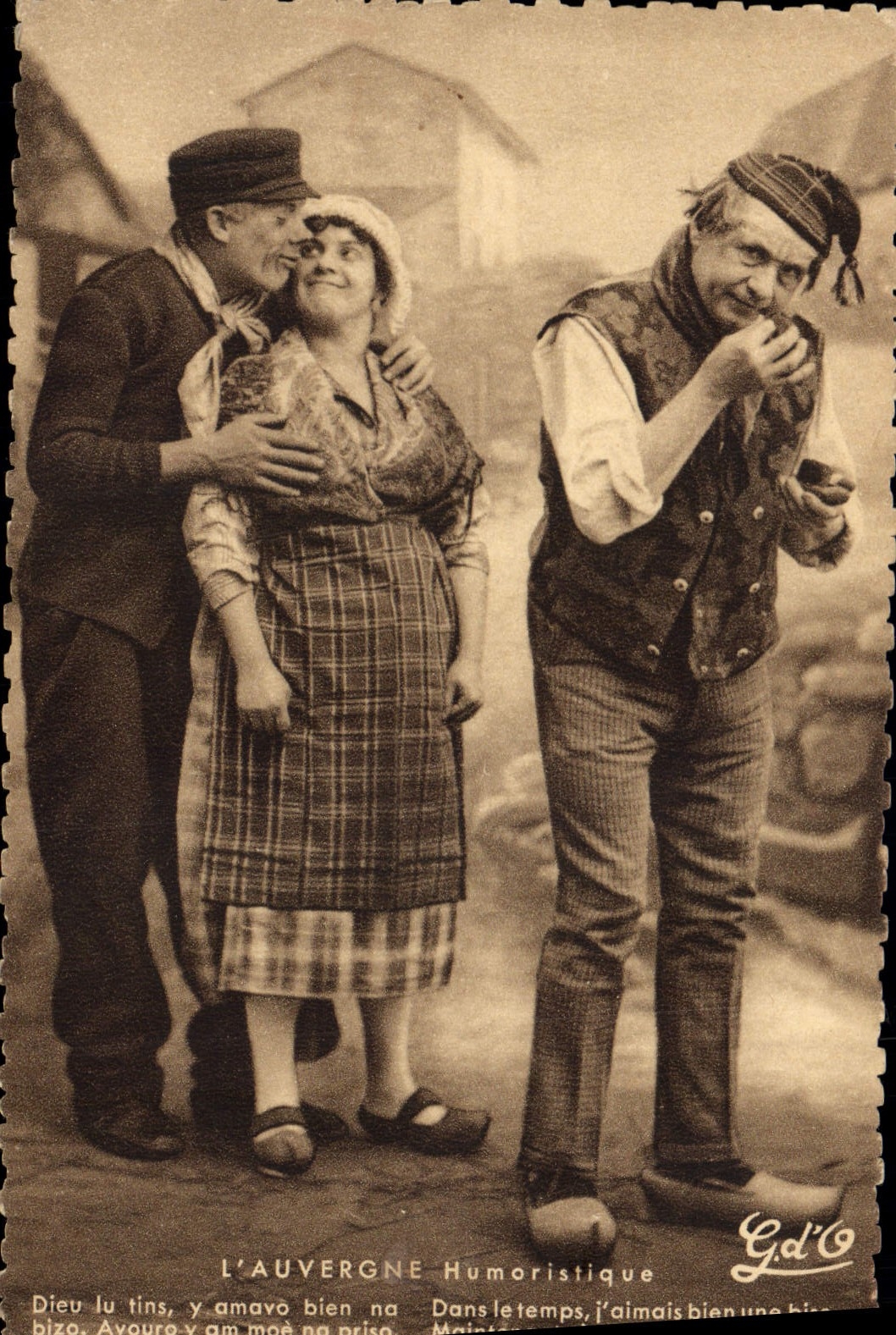 CPA Folklore L'AUVERGNE Humoristique