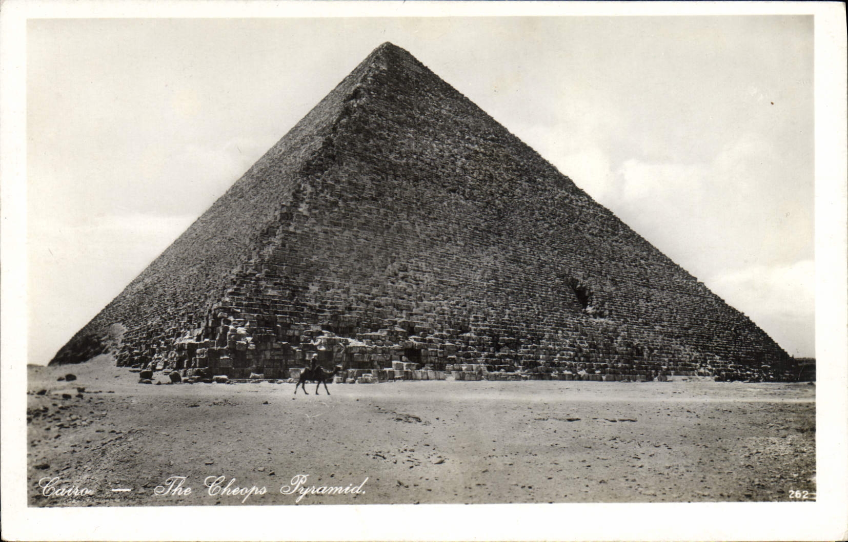 CPA Egypte Egypt The Cheops Pyramid