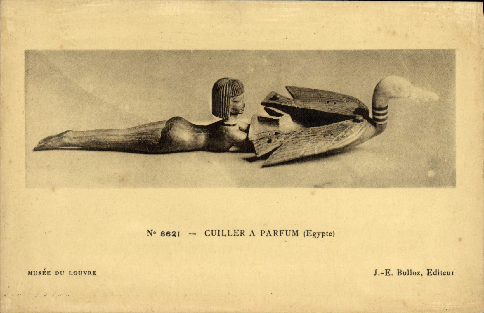 CPA Egypte Egypt MUSEEE DE LOUVRE. CUILLER A PARFUM(Egypte)