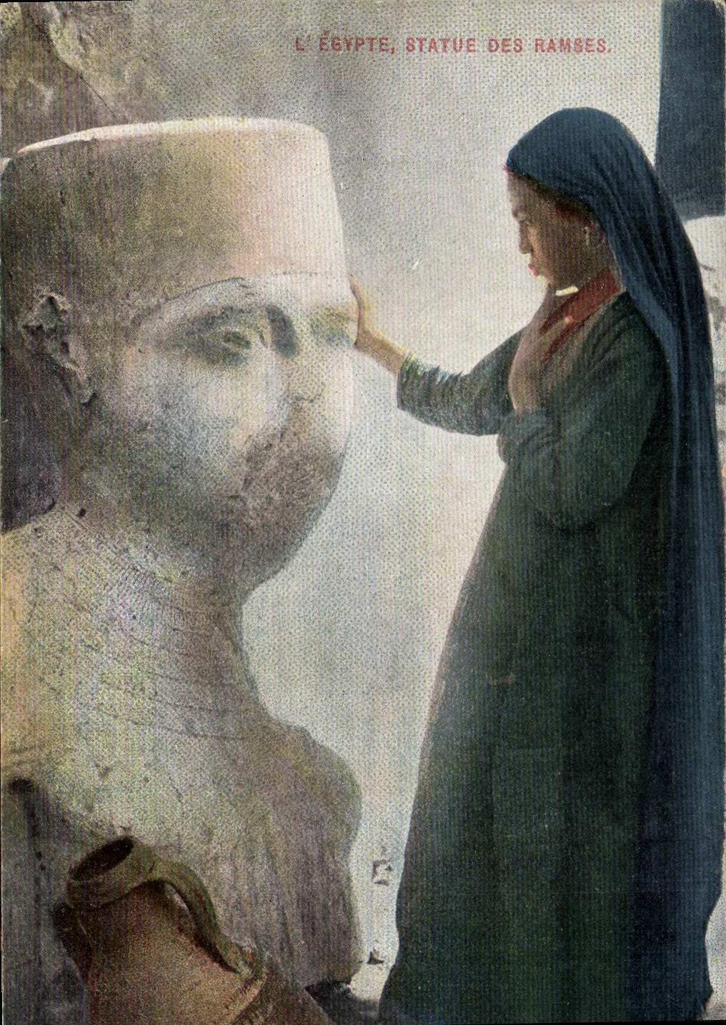 CPA Egypte Egypt L'EGYPTE STATUE DE RAMSES