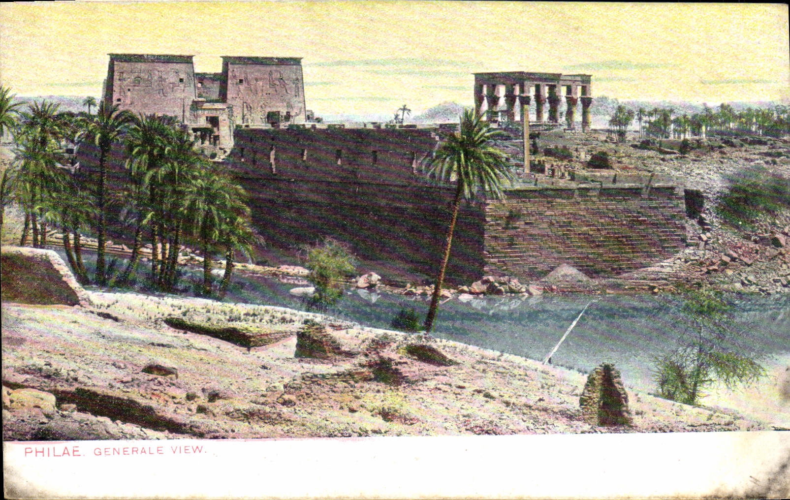 CPA Egypte Egypt Philae Generale view