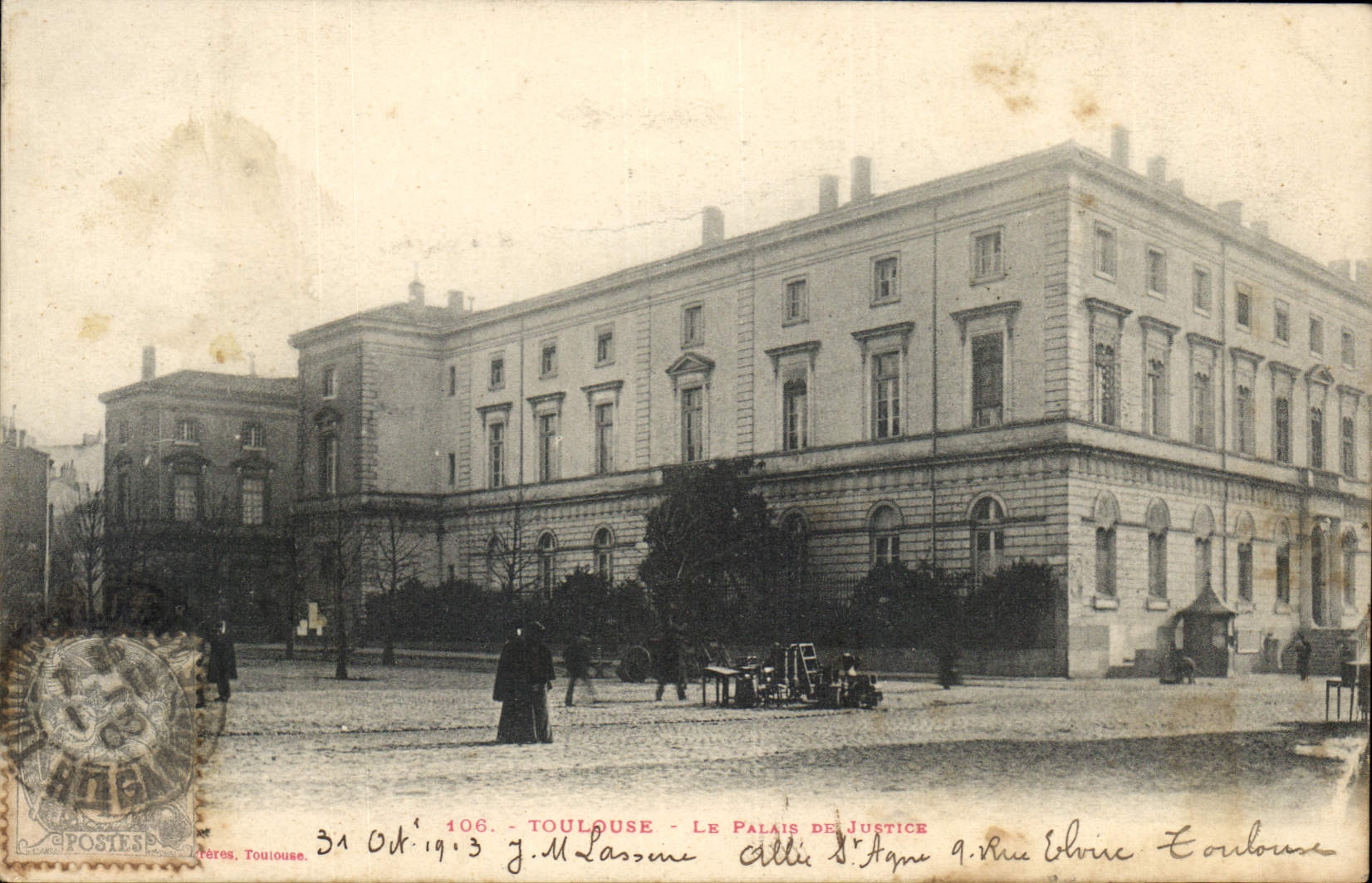 CPA TOULOUSE - LE PALAIS DE JUSTICE
