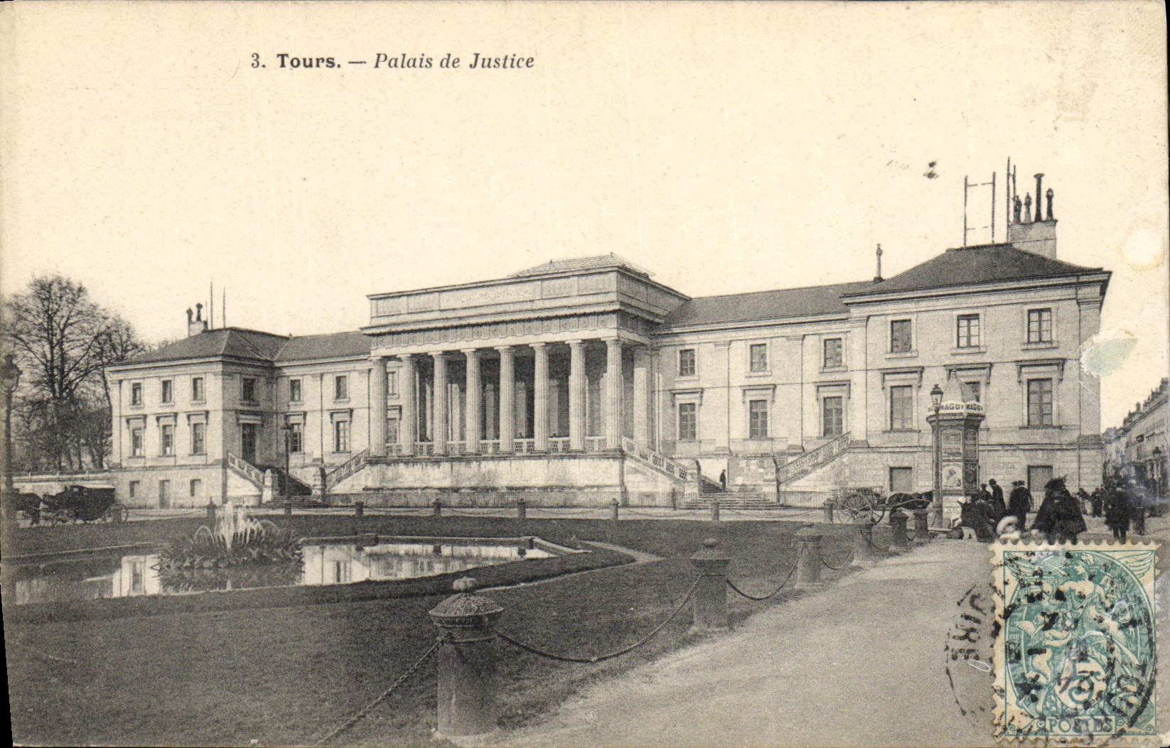 CPA Tours.- Palais de Justice 