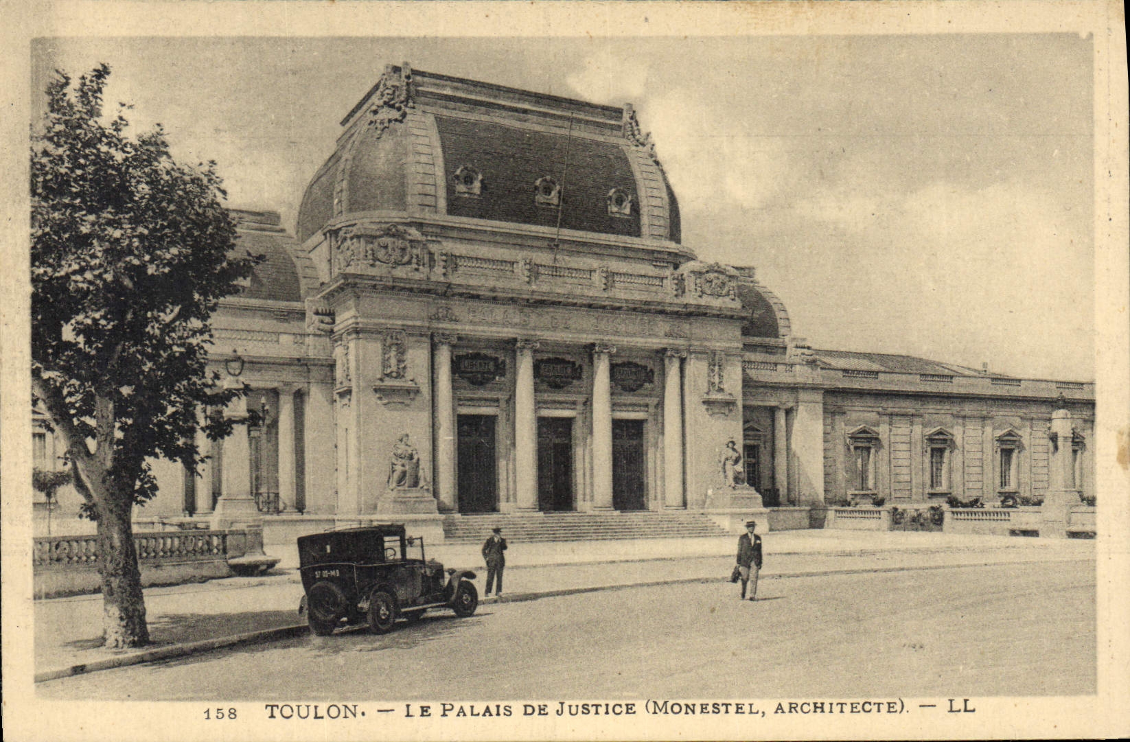 CPA TOULON.-LE PALAIS DE JUSTICE(MONESTEL ARCHITECTE) 