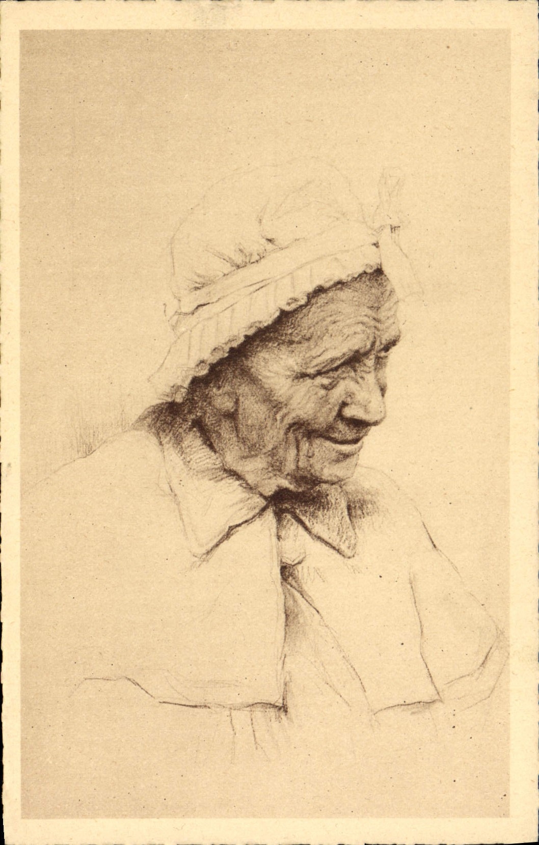 CPA Folklore TYPES DU MASSIF CENTRAL