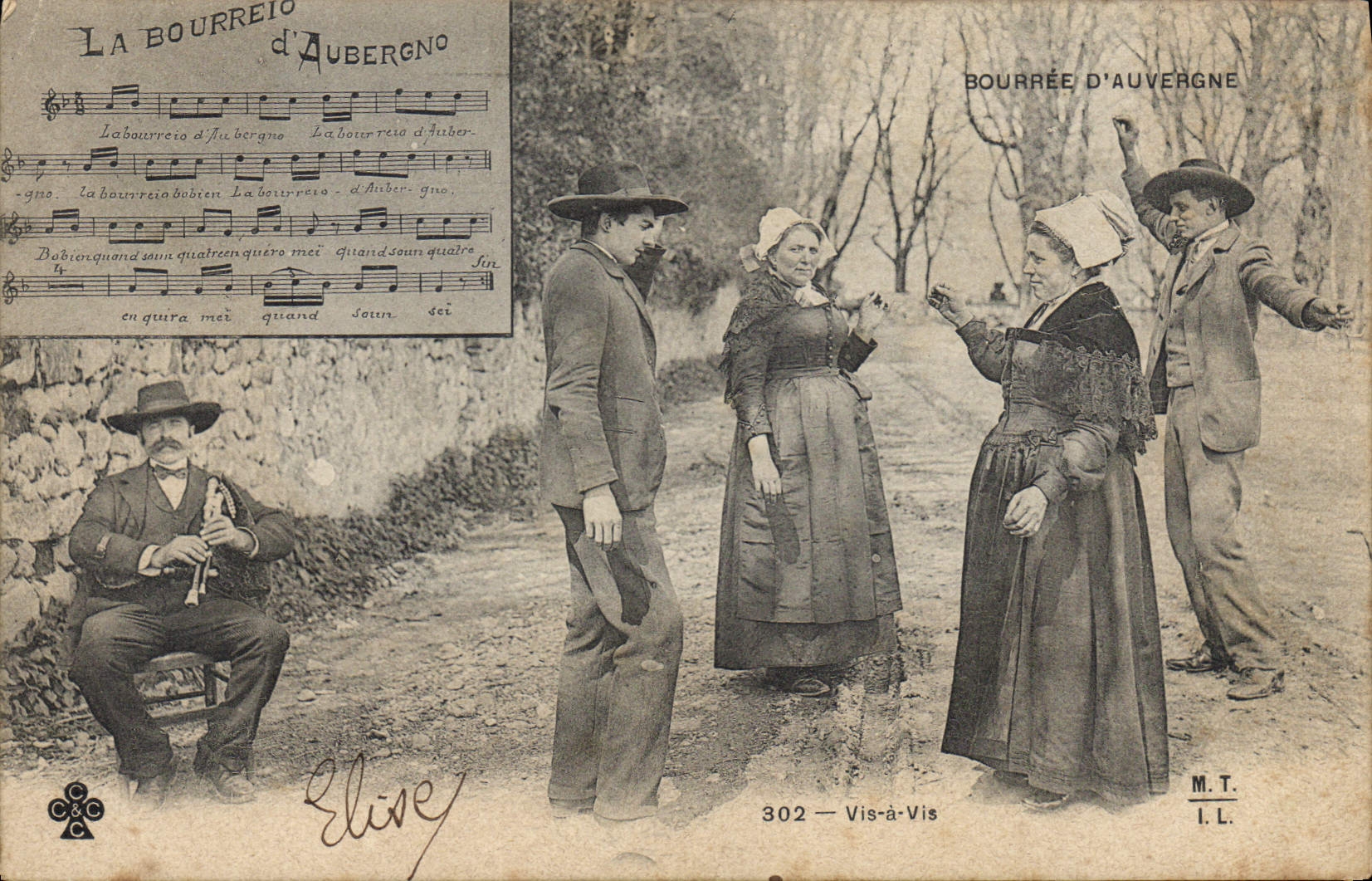 CPA Folklore L'AUVERGNE PITTORESQUE