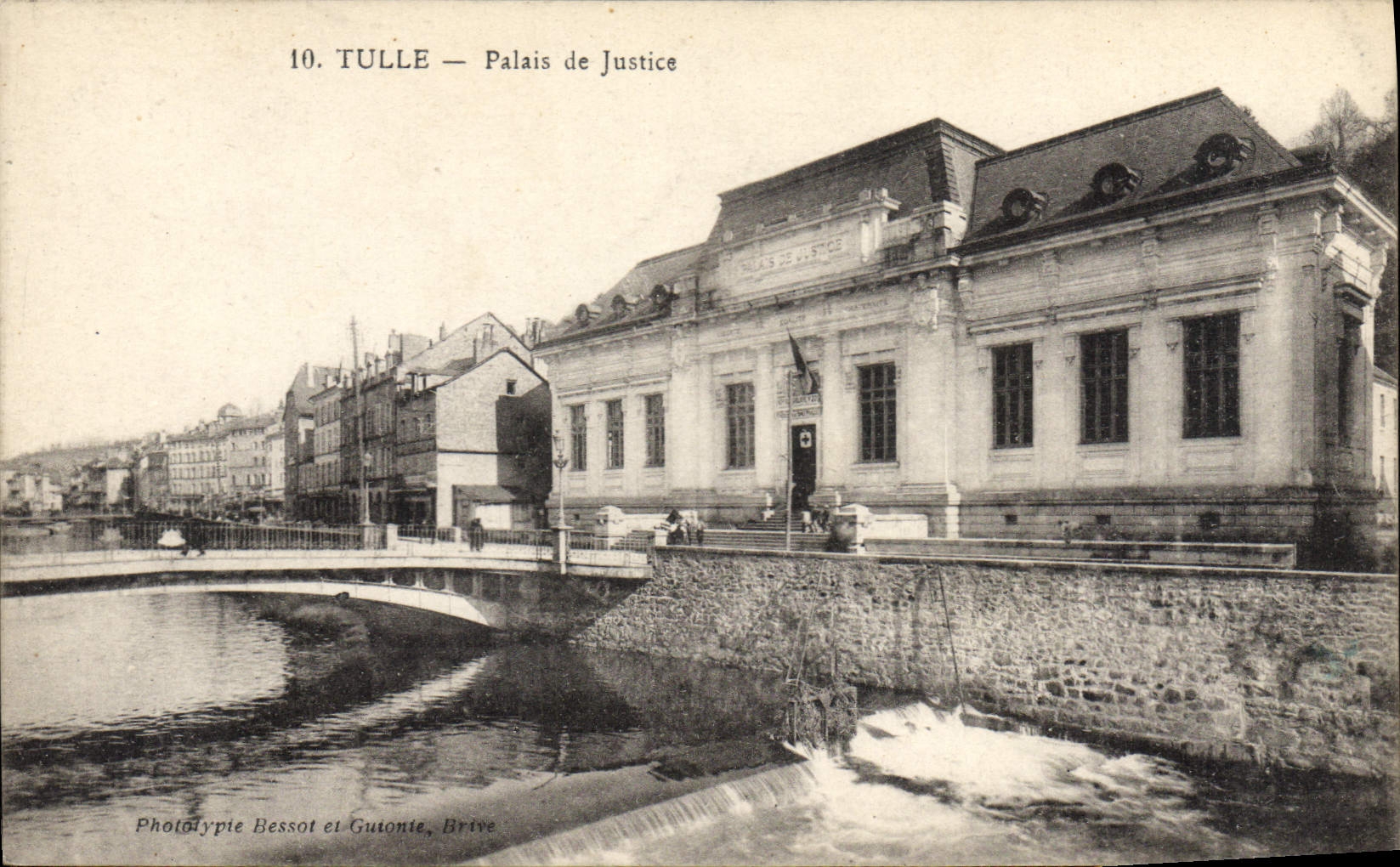 CPA TULLE Palais de Justice 