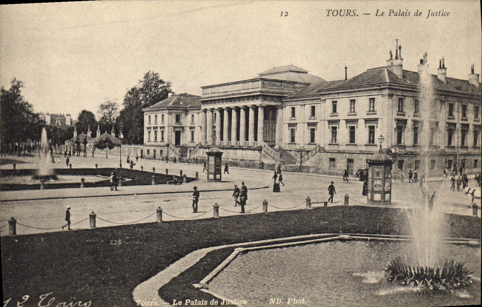CPA TOURS Le Palais de Justice