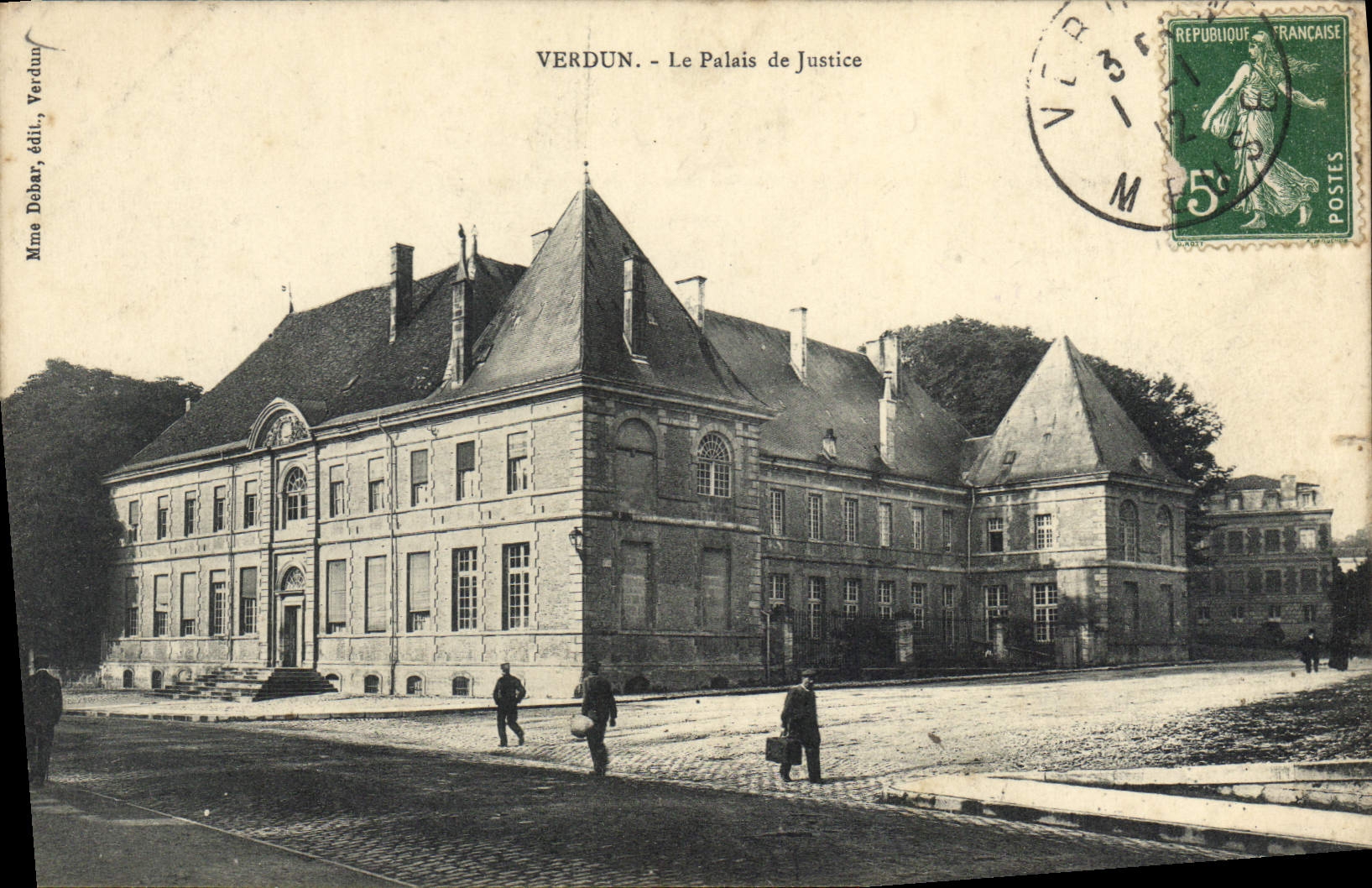 CPA VERDUN Le Palais de Justice