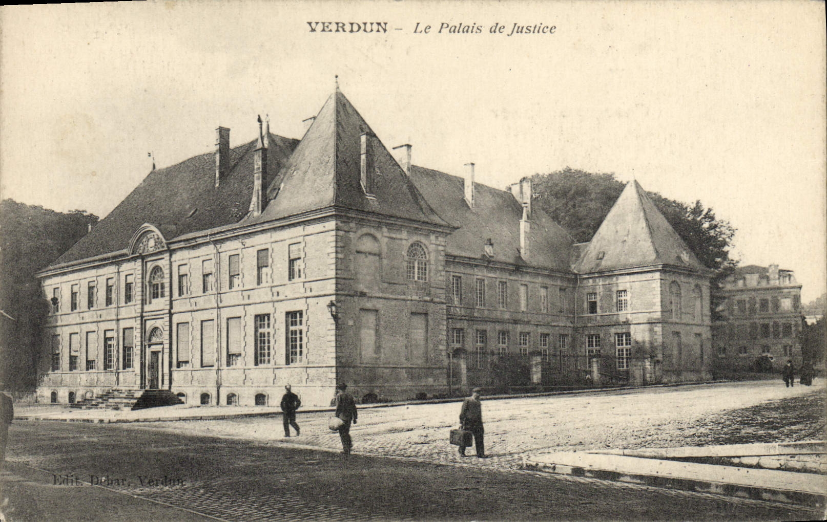 CPA VERDUN Le Palais de Justice