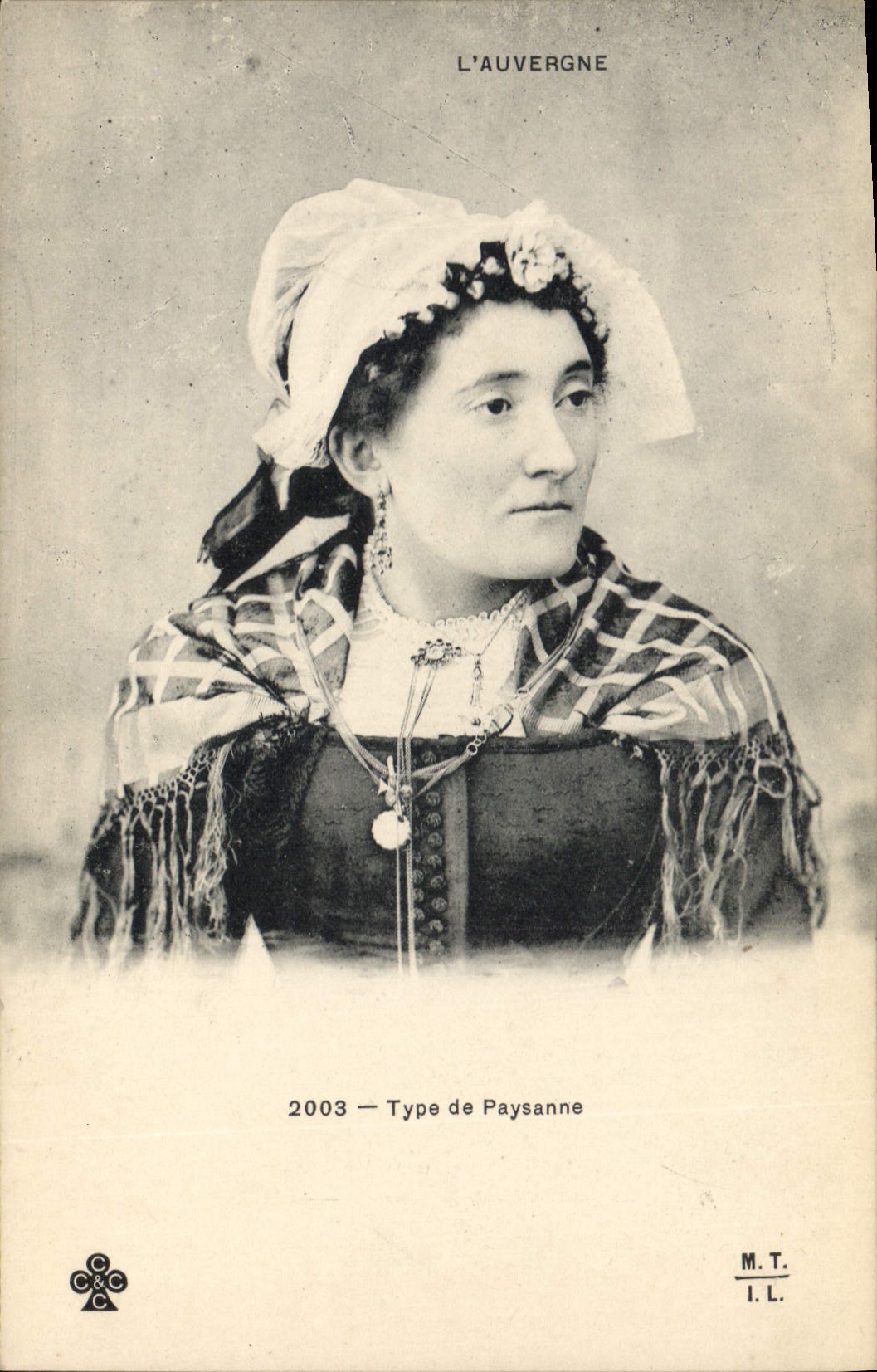 CPA Folklore 2003 - Type de Paysanne