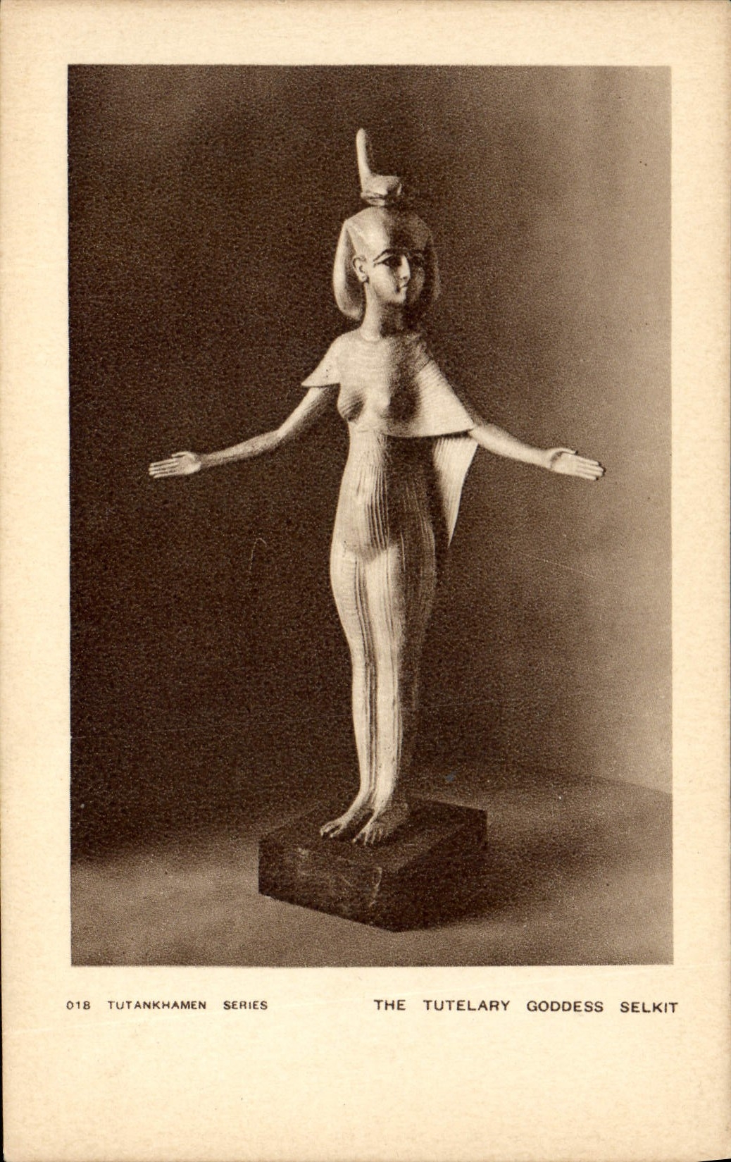 CPA Egypte Egypt The Tutelary goddess Selkit