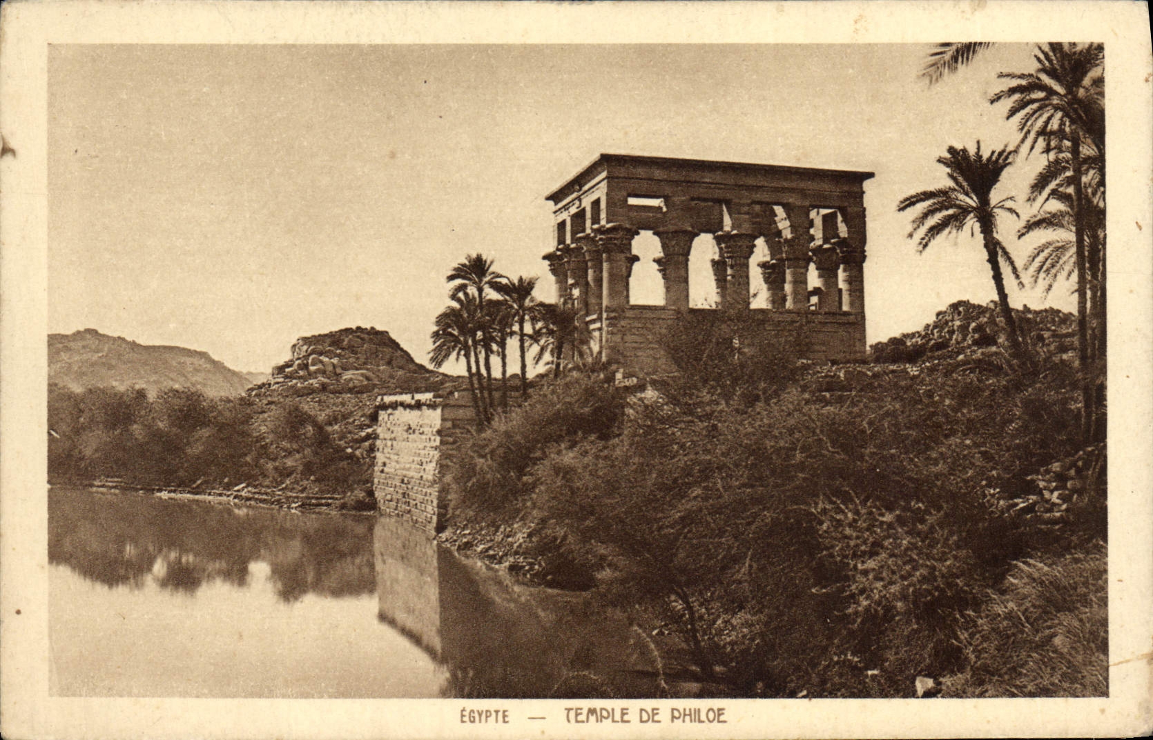 CPA Egypte Egypt EGYPTE - TEMPLE DE PHILOE