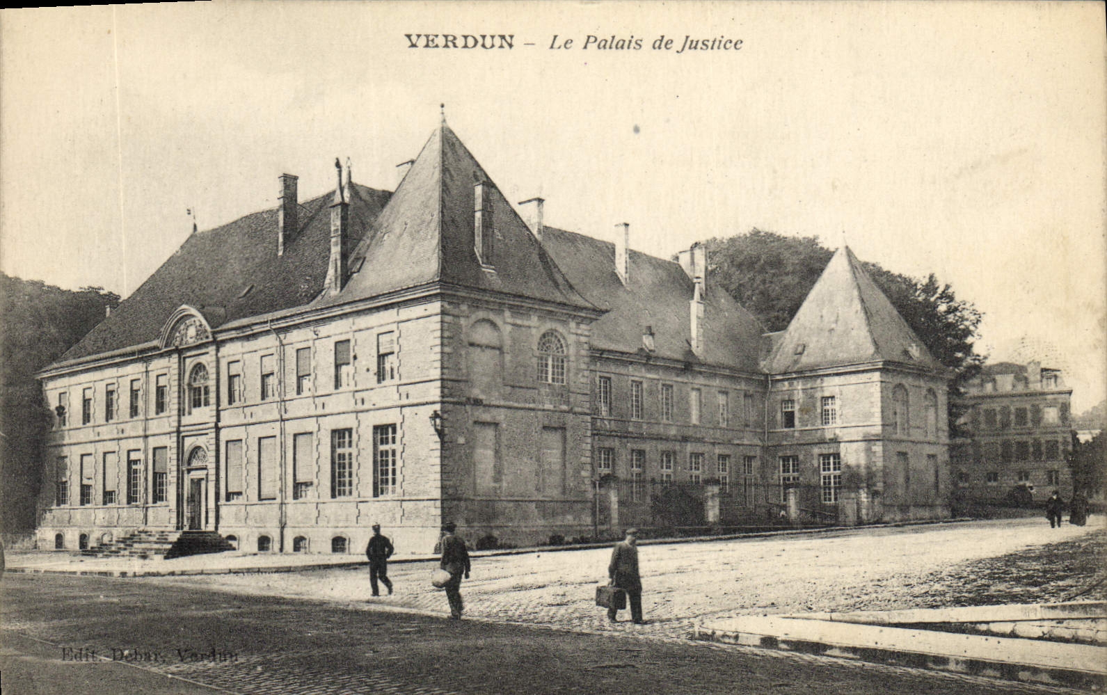 CPA VERDUN Le Palais de Justice 