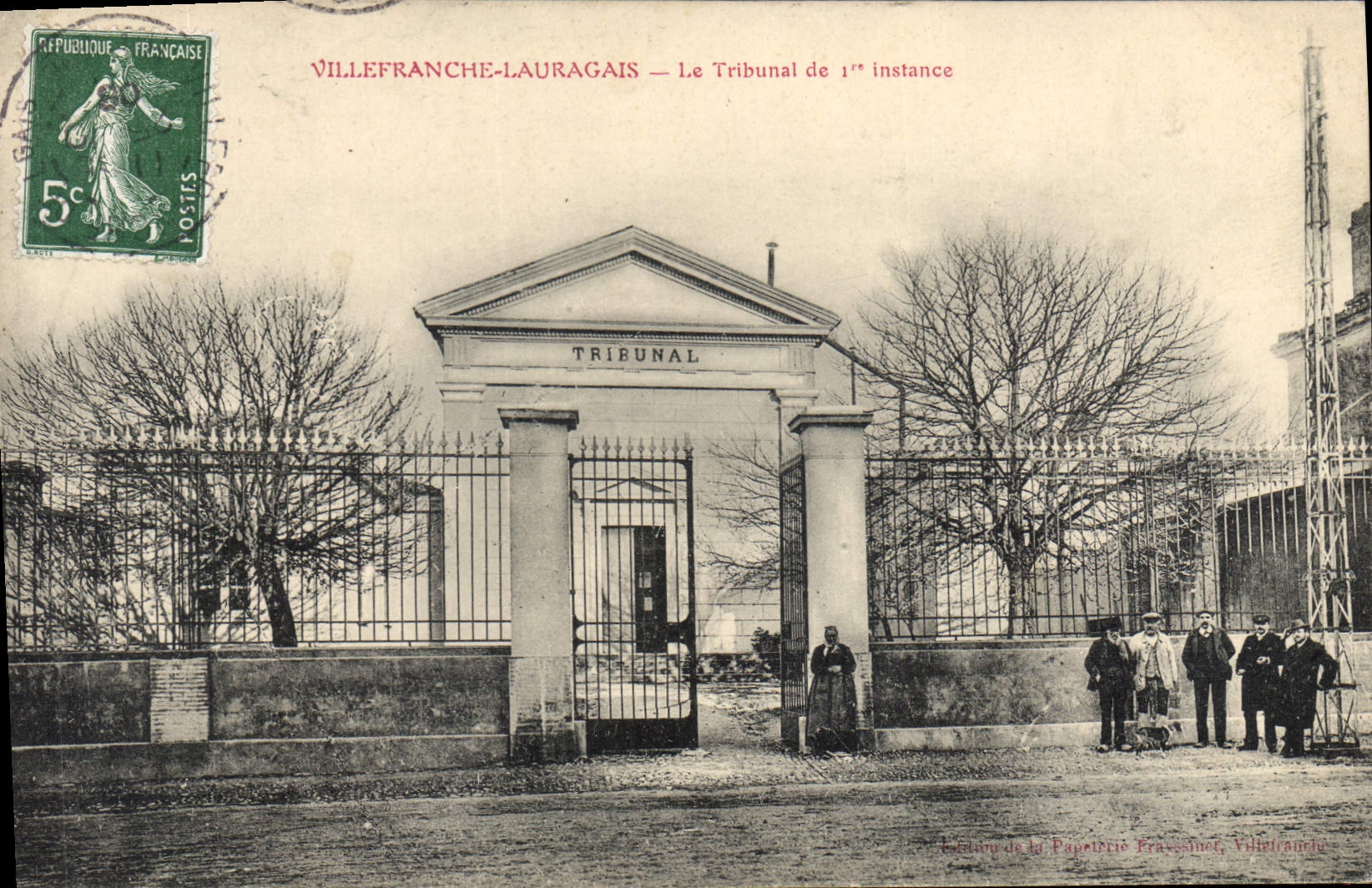 CPA VILLEFRANCE LAURAGAIS Le Tribunal de 1er instance 