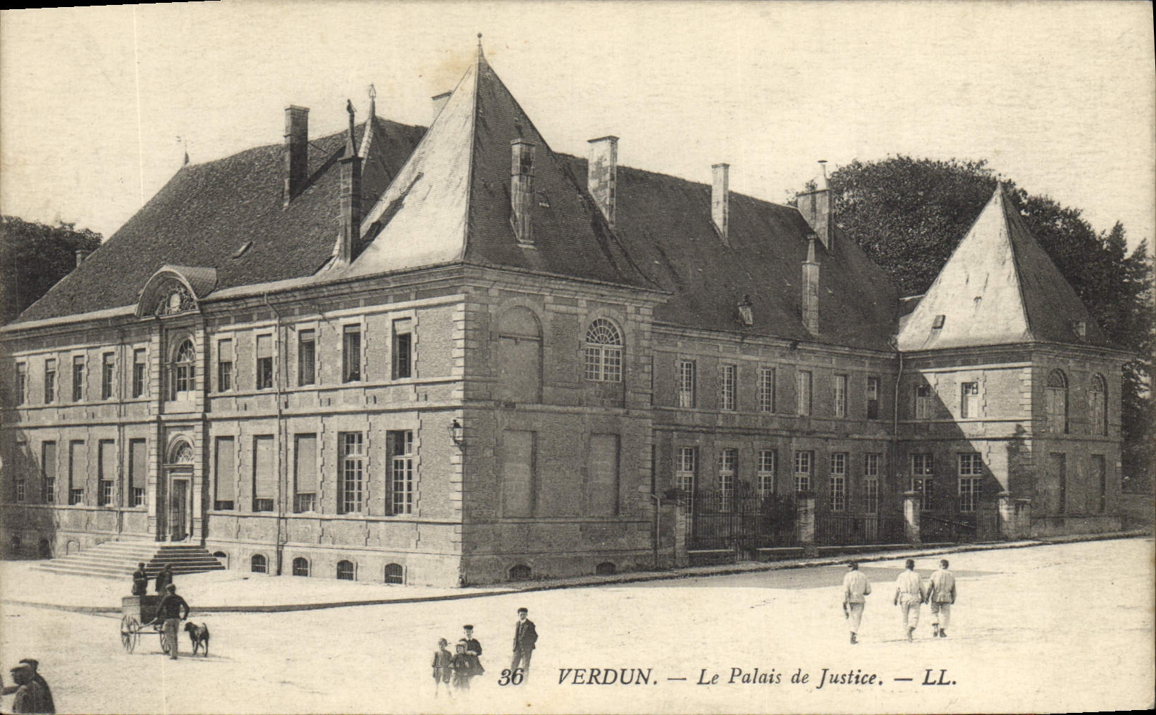 CPA VERDUN Le Palais de Justice 