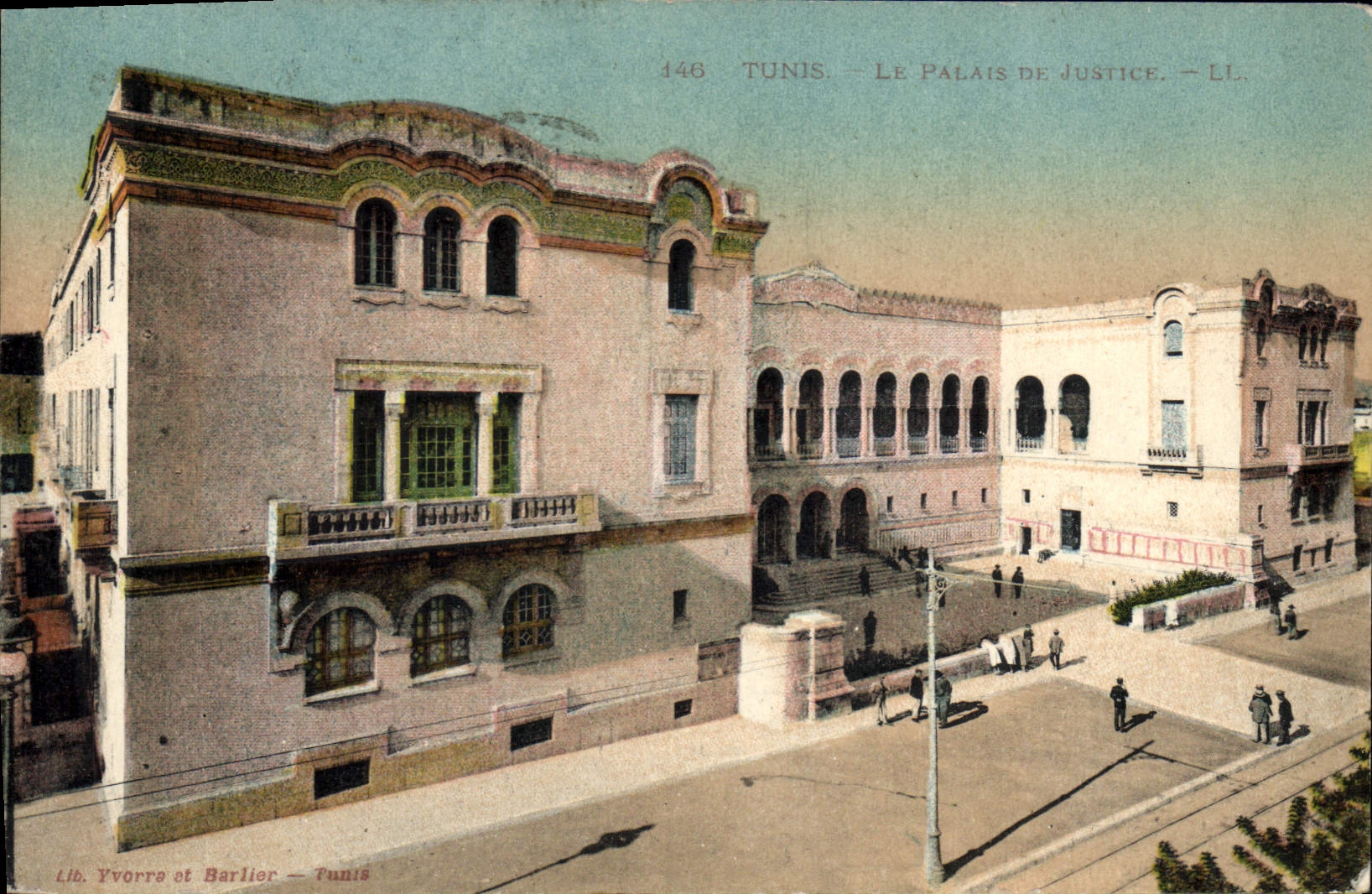 CPA TUNIS LE PALAIS DE JUSTICE 