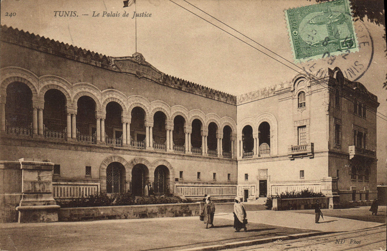 CPA TUNIS Le Palais de Justice 