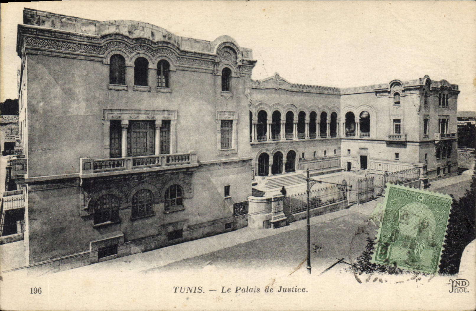 CPA TUNIS Le Palais de Justice 