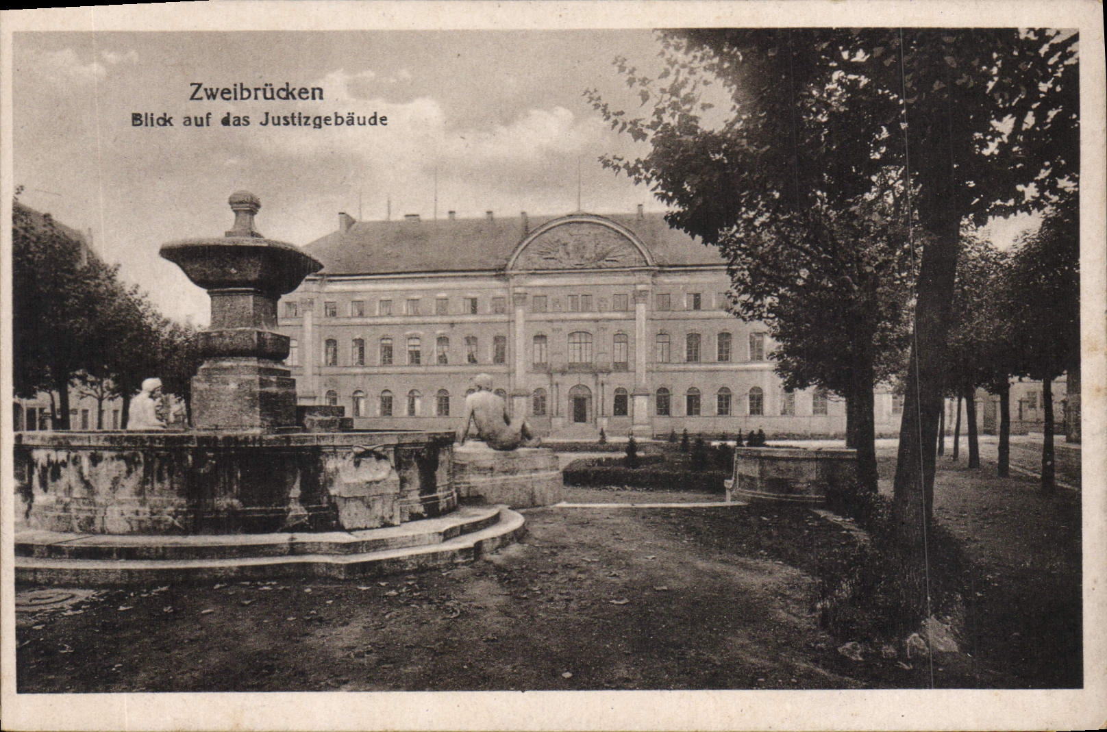 CPA Zwqeibrucken Blick auf das Justizbaude