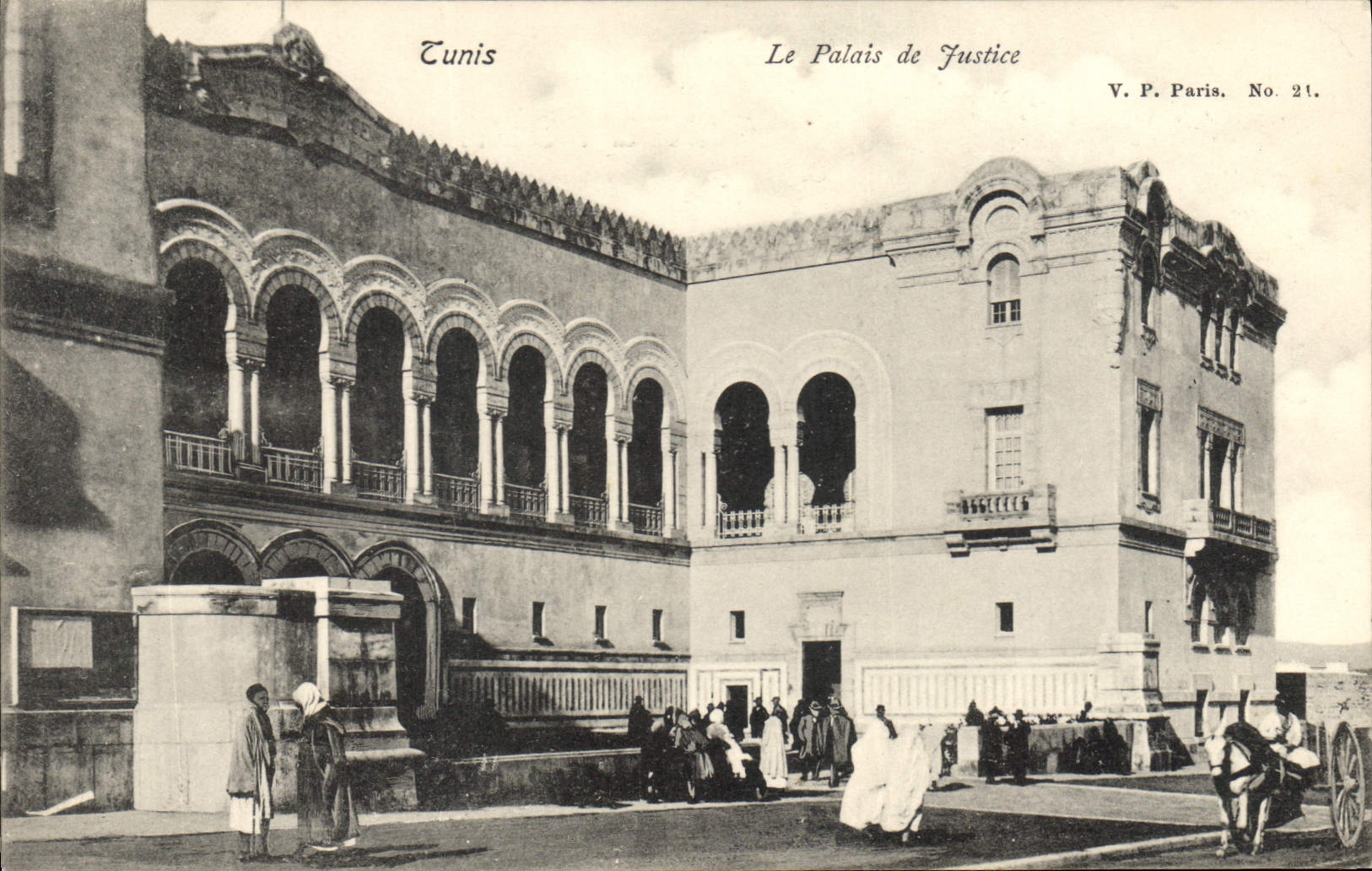 CPA TUNIS Le Palais de Justice 