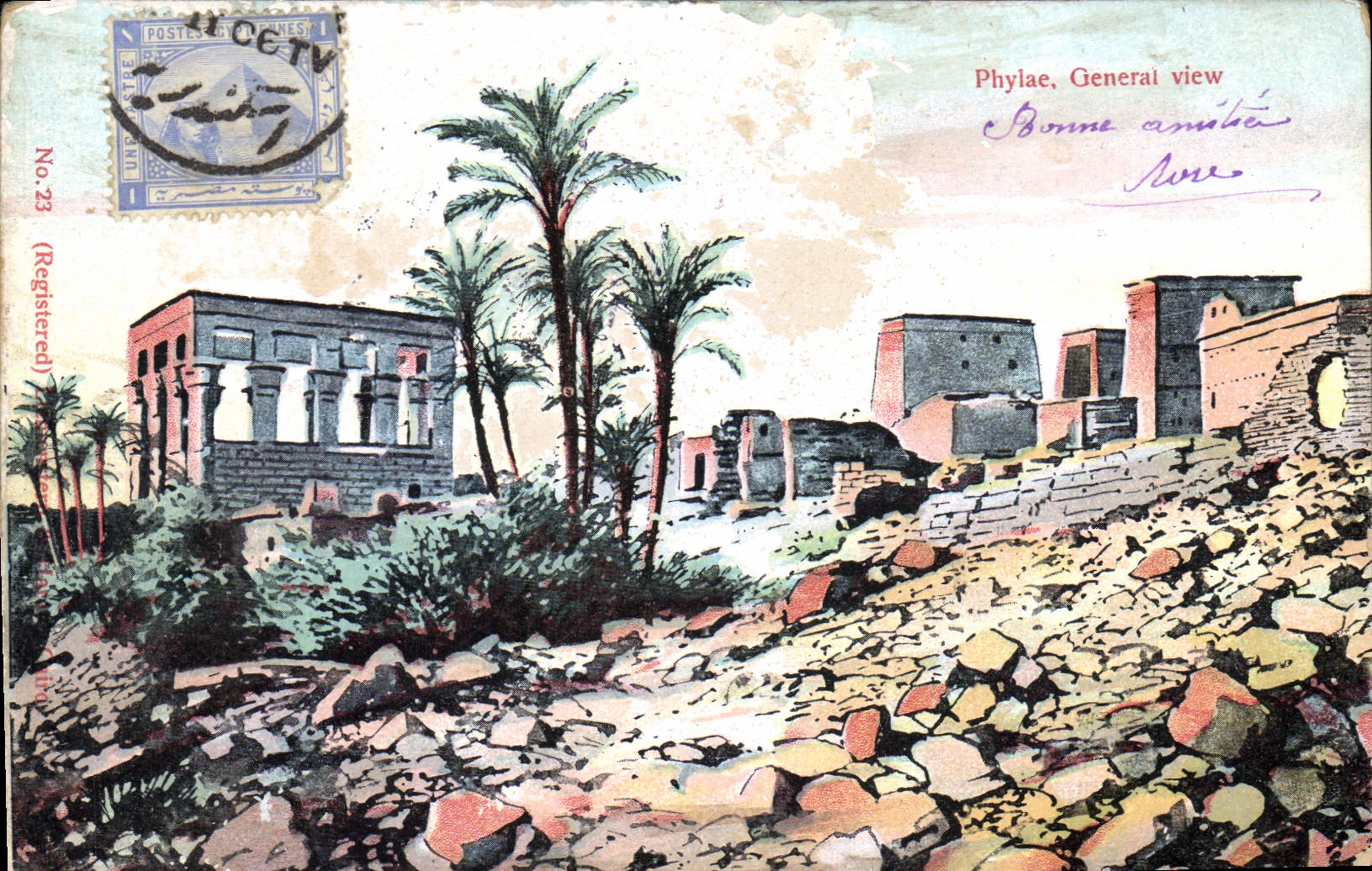 CPA Egypt Egypt Phylae General view 