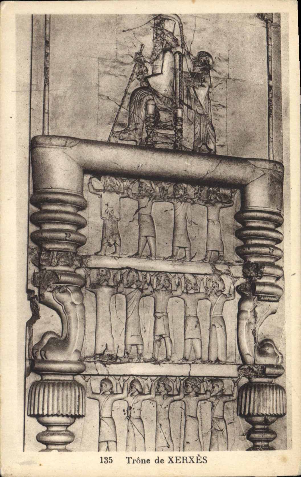 CPA Egypt Egypte Trone de Xerxes 