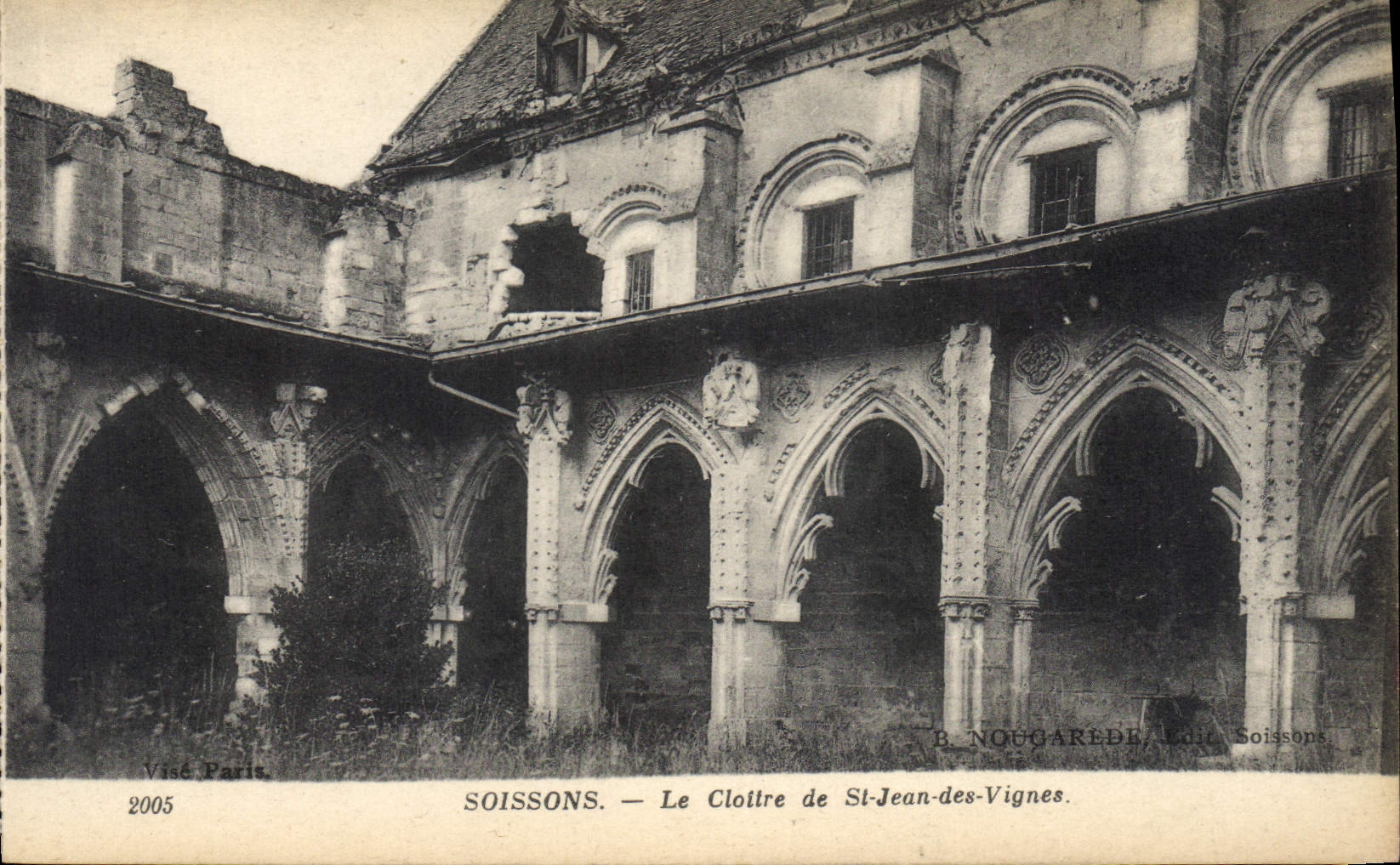 CPA Militaria Soissons Le Cloilre St Jean des Vignes 