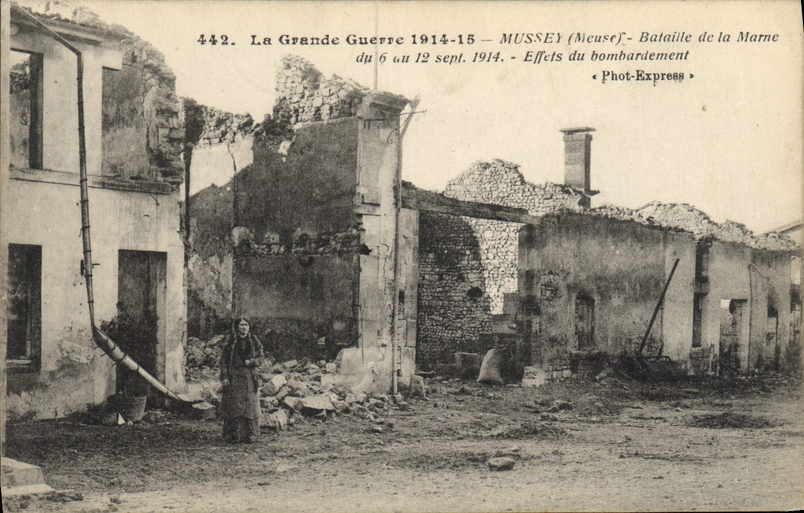 CPA Militaria La Grande Guerre 1914 15 Mussey Bataile de la Marne du 6 au 12 sept 1914