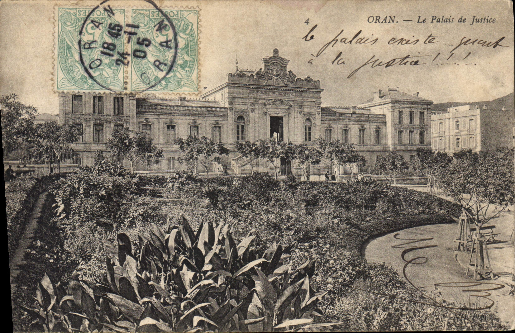 CPA Oran Le Palais de Justice 