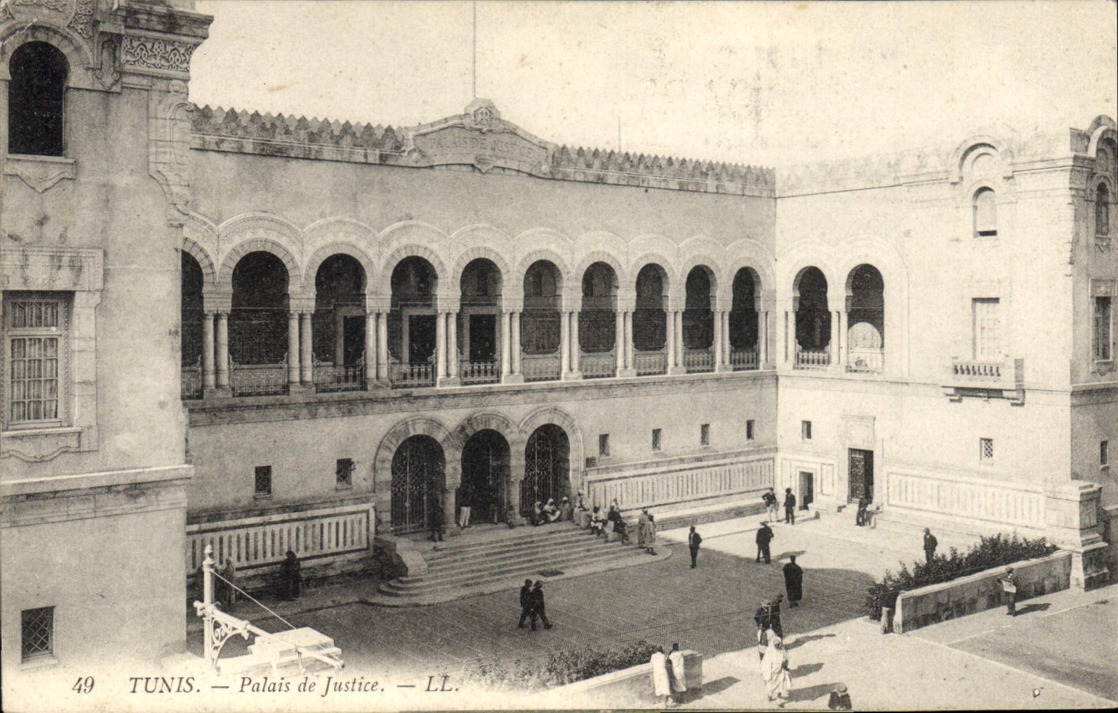 CPA Tunis Palais de Justice 