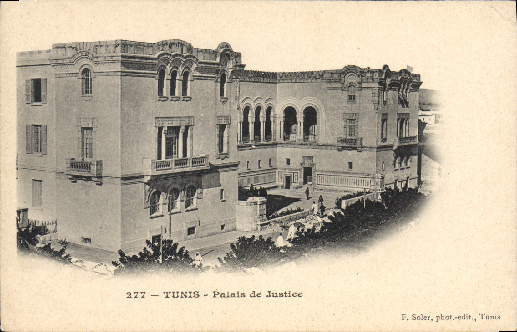 CPA Tunis Palais de Justice 