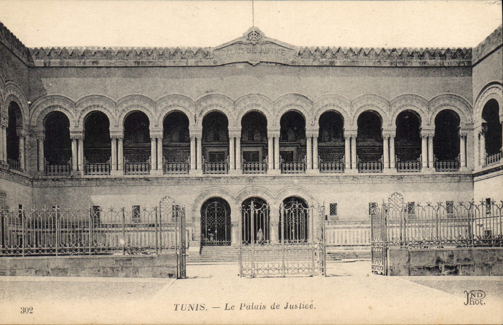 CPA Tunis Le Palais de Justice 