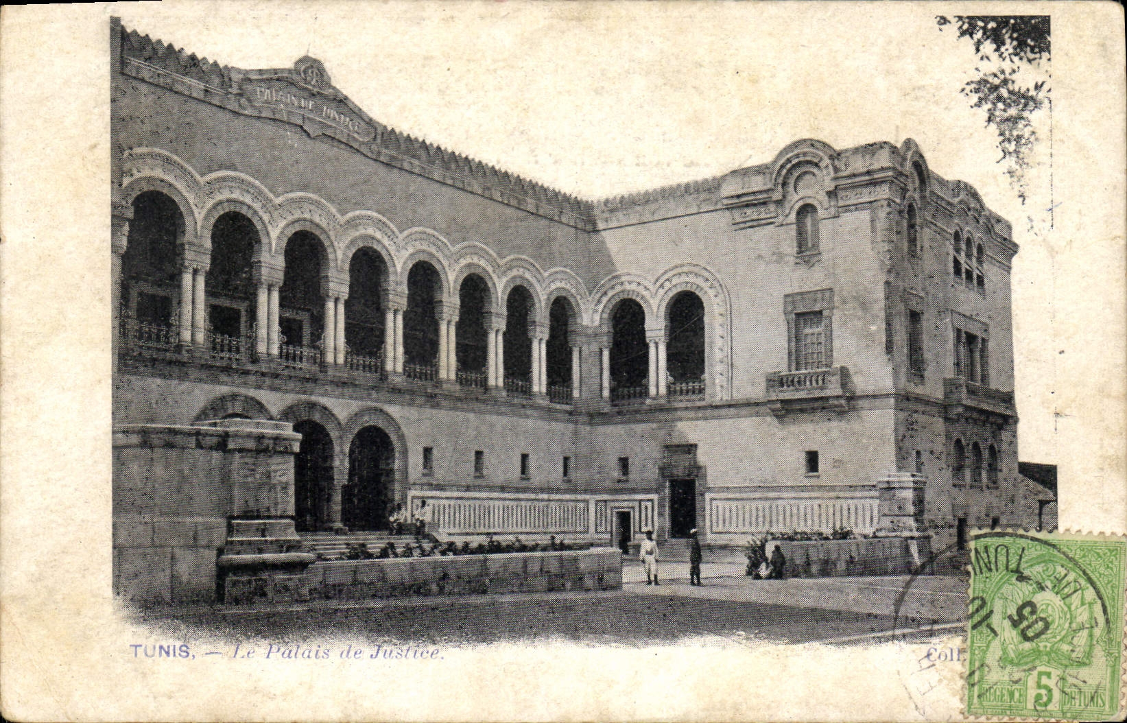 CPA Tunis Le Palais de Justice 