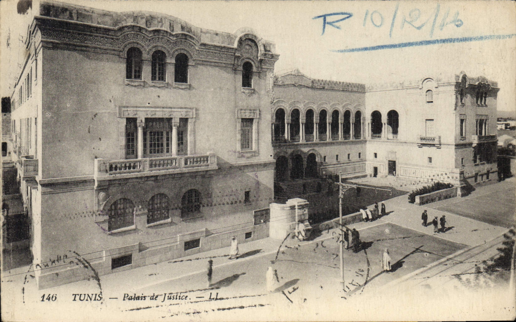 CPA Tunis Palais de Justice 