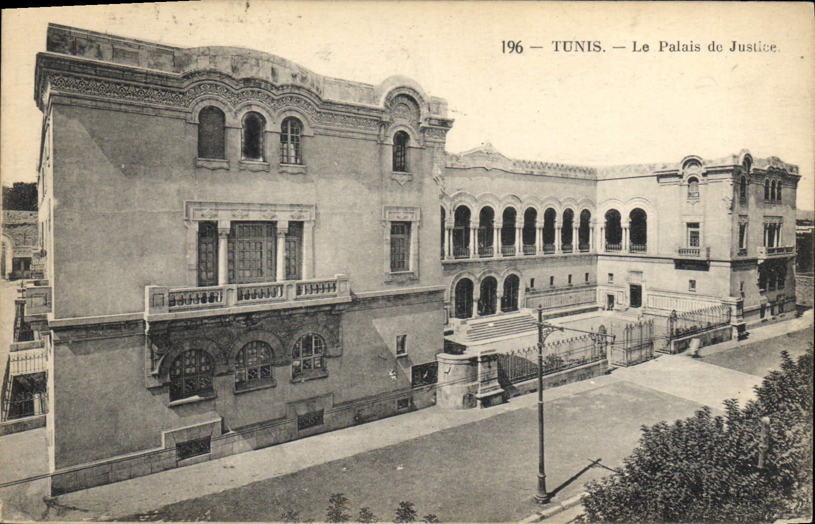 CPA Tunis Le Palais de Justice 