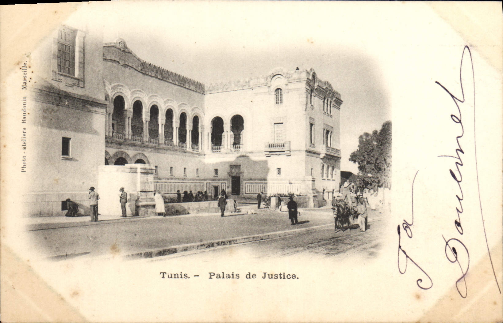CPA Tunis Palais de Justice 