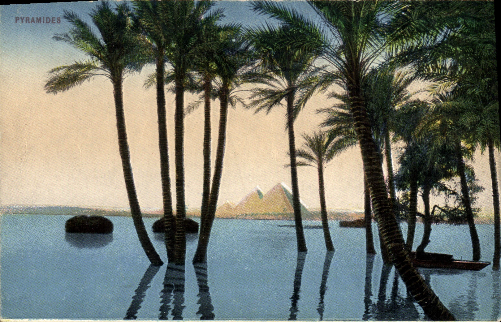 CPA Egypt Egypte Pyramides 