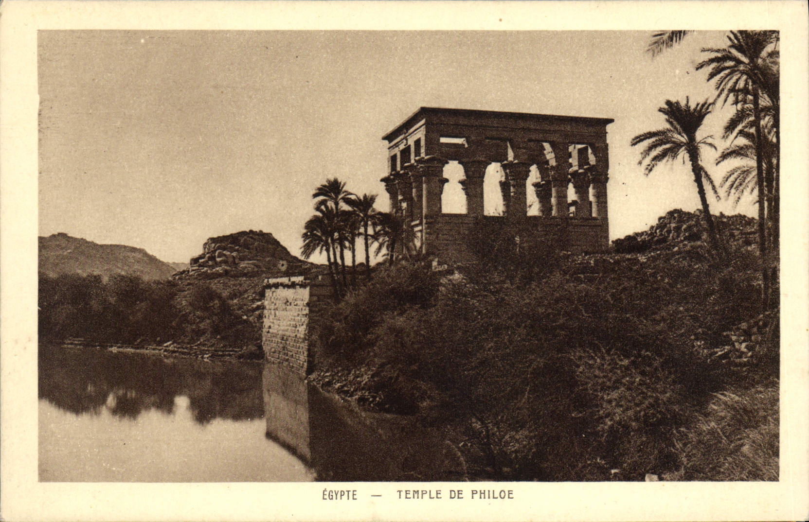 CPA Egypt Egypte Egypte Temple de Philae