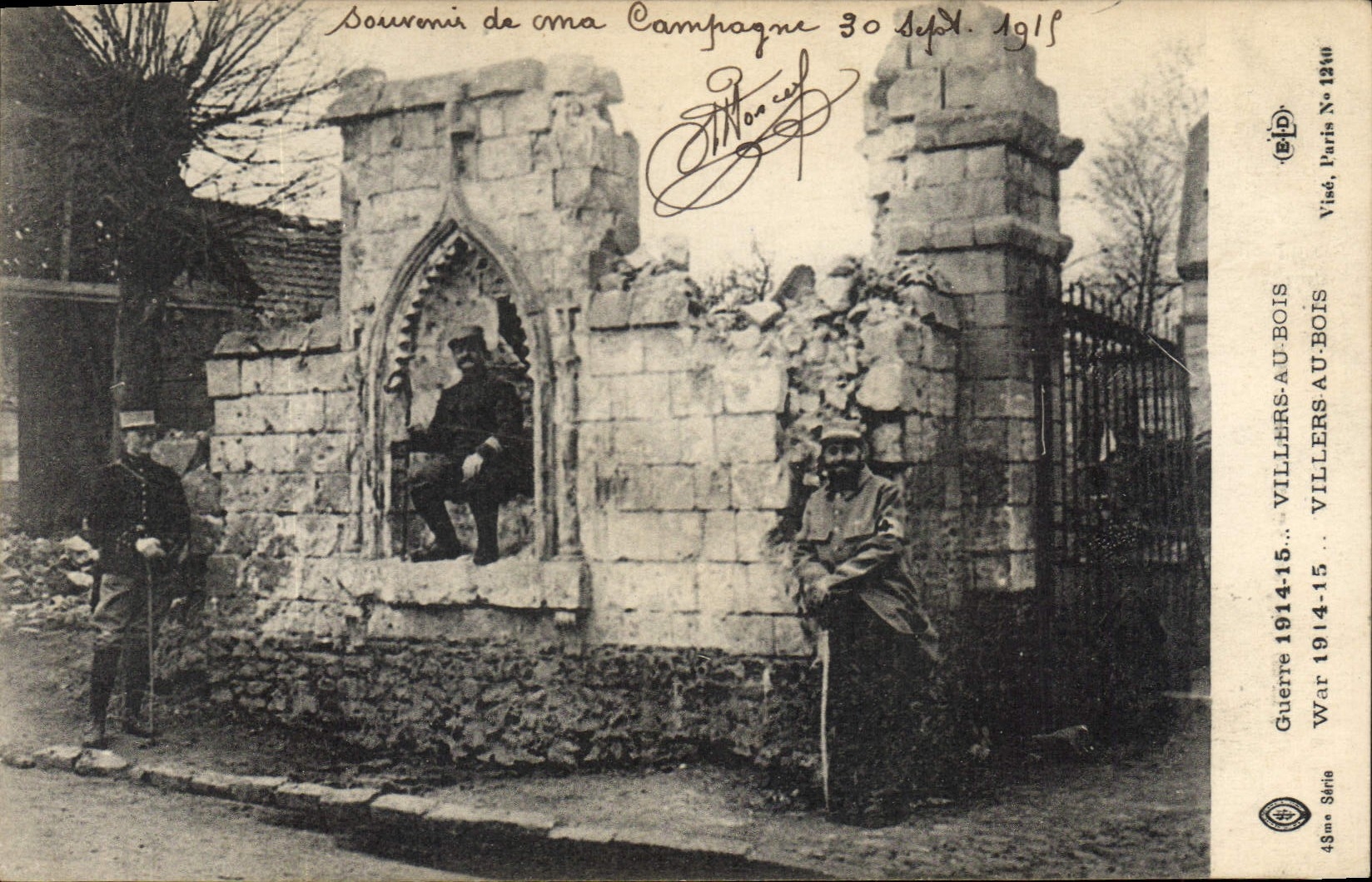 CPA Militaria Guerre 1914 15 Villers au Bois