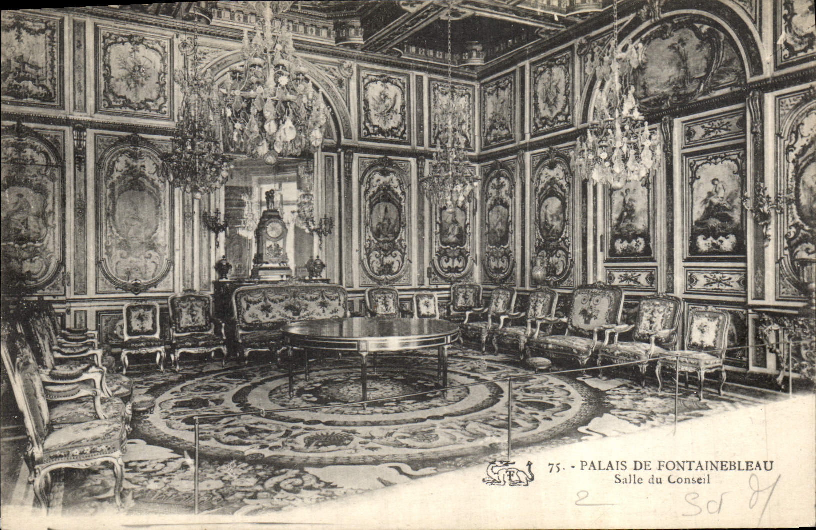CPA Palais de Fontainebleau Salle du Counsel 