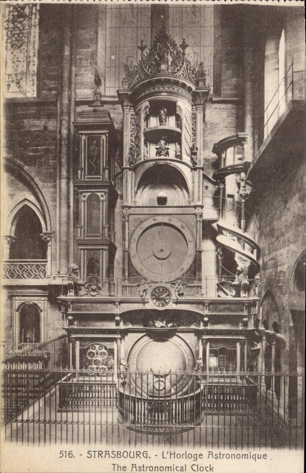 CPA Strasbourg L'Horloge Astronomique 